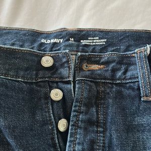 Old Navy button fly jeans